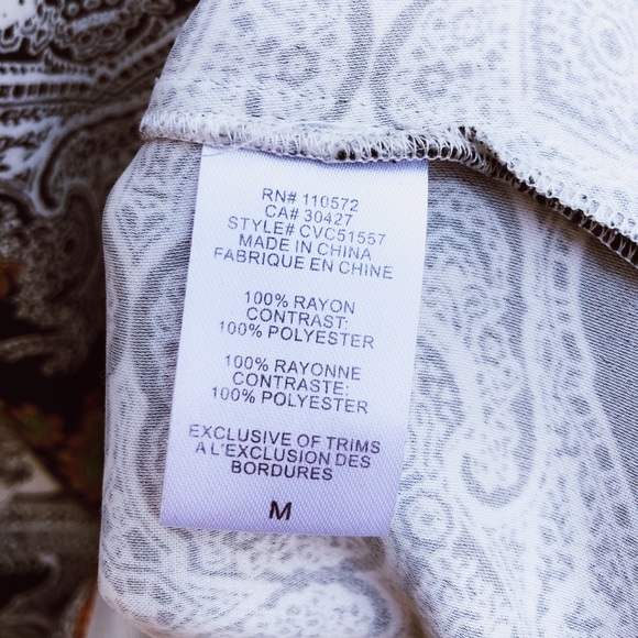 Twelfth Street By Cynthia Vincent Shirt Tail Tee M - Picture 11 of 11